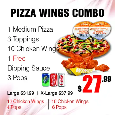 Pizza Wings Combo